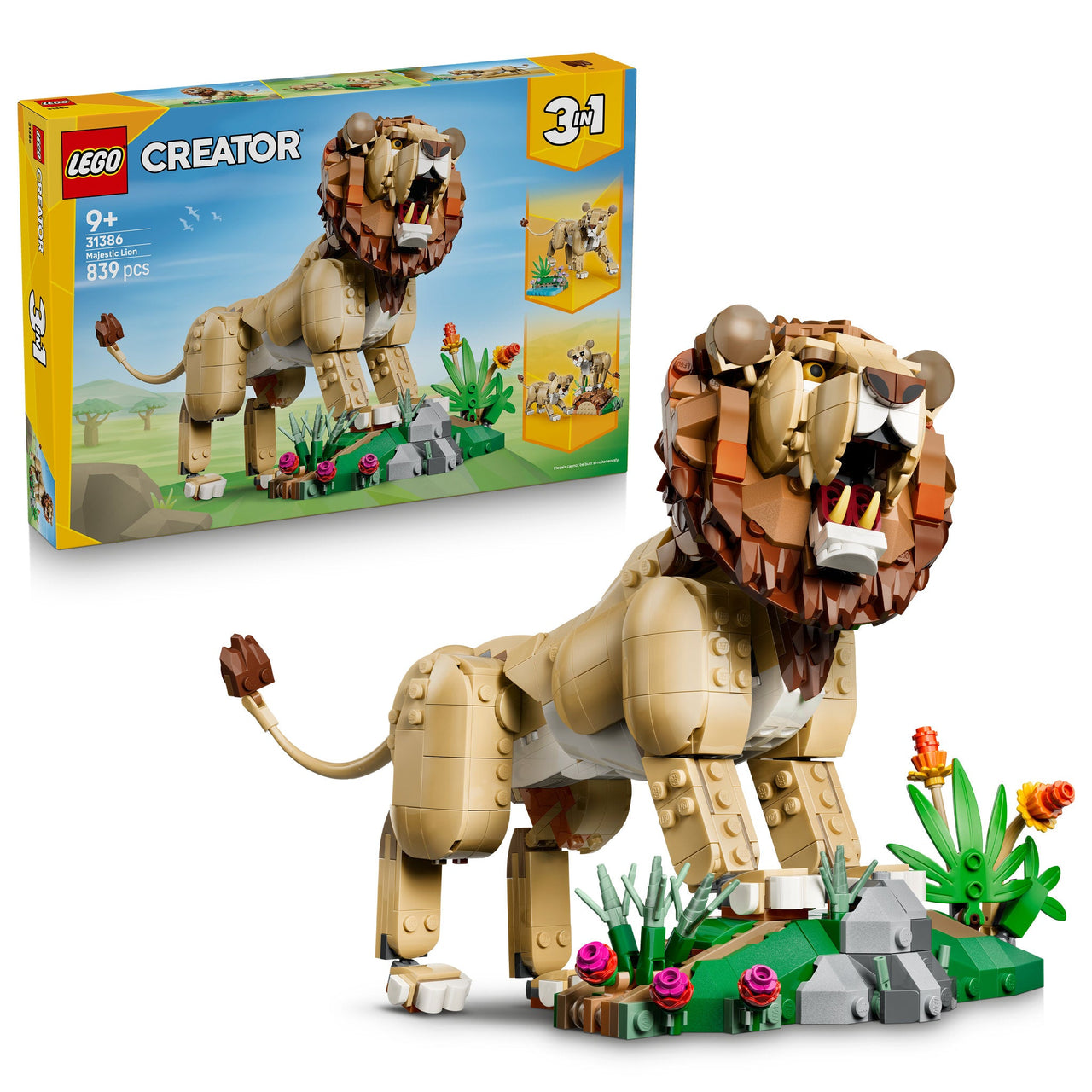 LEGO 31386 Creator Wild Animals: Majestic Lion