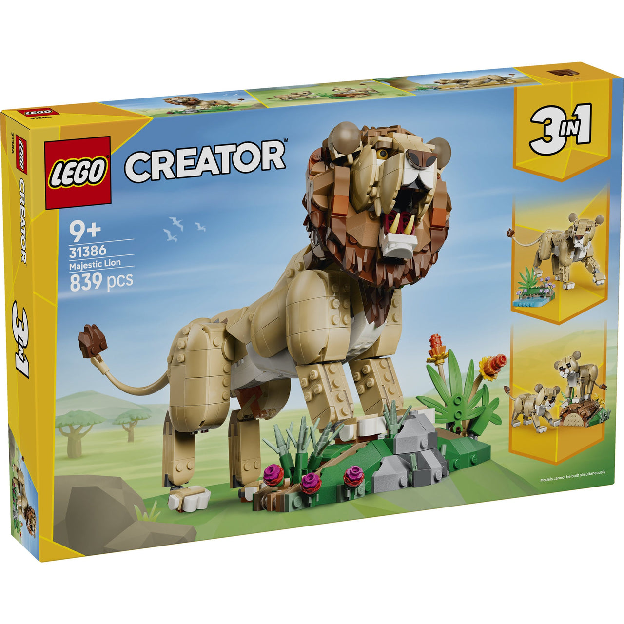 LEGO 31386 Creator Wild Animals: Majestic Lion