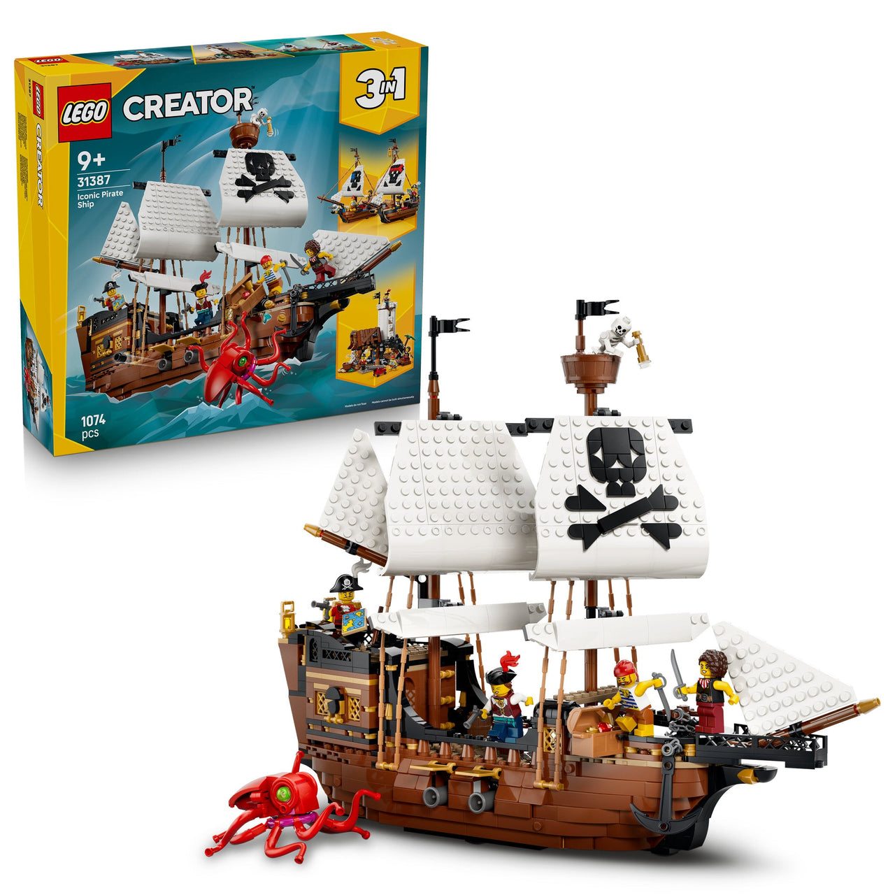 LEGO 31387 Creator Iconic Pirate Ship