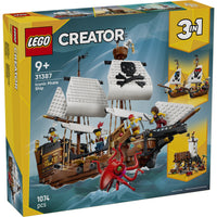 LEGO 31387 Creator Iconic Pirate Ship