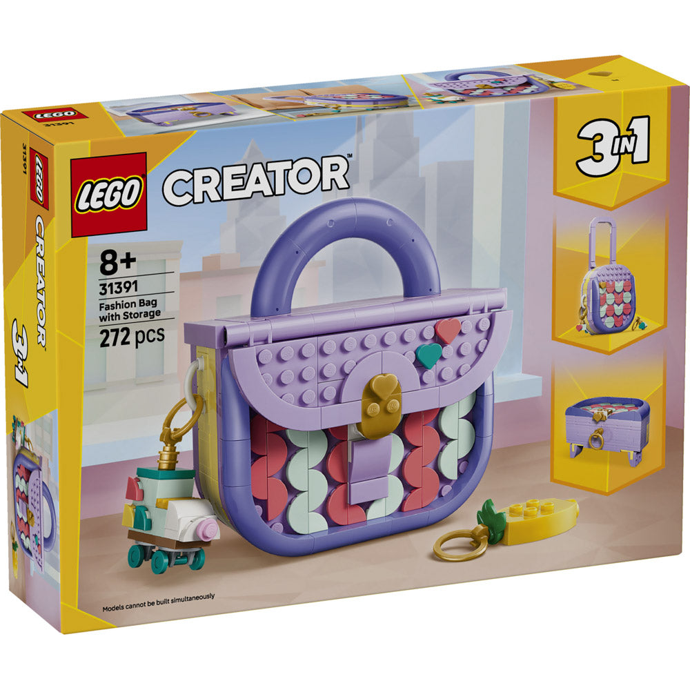 LEGO 31391 Creator Art Fashion Bag with Storage