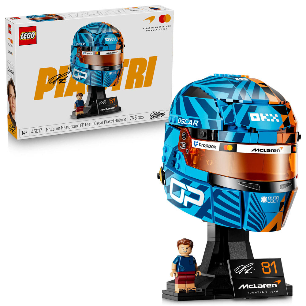LEGO 43017 Editions Formula 1 McLaren Mastercard F1 Team Oscar Piastri Helmet