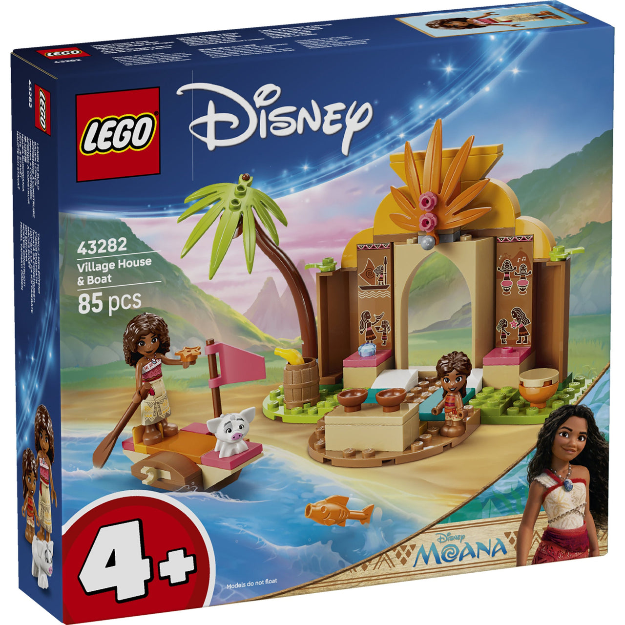LEGO 43282 Disney Moana Village House & Boat