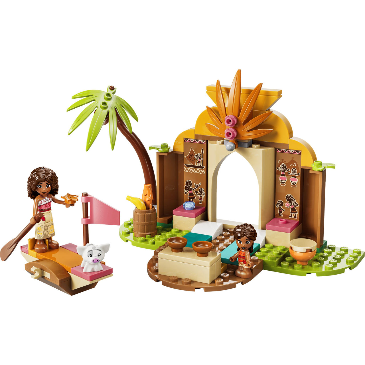 LEGO 43282 Disney Moana Village House & Boat