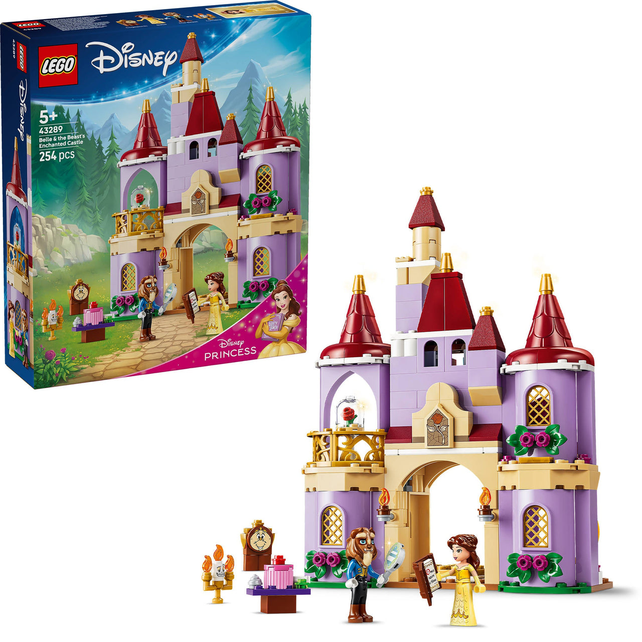 LEGO 43289 Disney Princess Belle & The Beast's Enchanted Castle