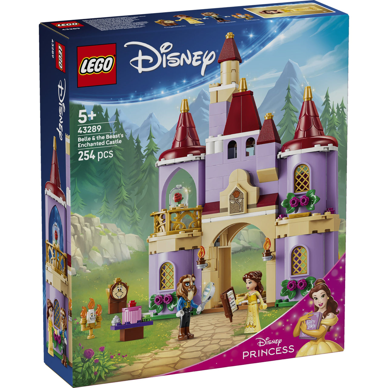 LEGO 43289 Disney Princess Belle & The Beast's Enchanted Castle