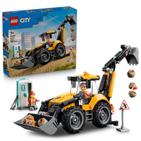 LEGO 60480 City Yellow Backhoe Loader
