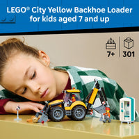 LEGO 60480 City Yellow Backhoe Loader