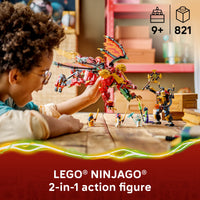 LEGO 71868 NINJAGO Wyldfyre's Transforming Dragon Mech