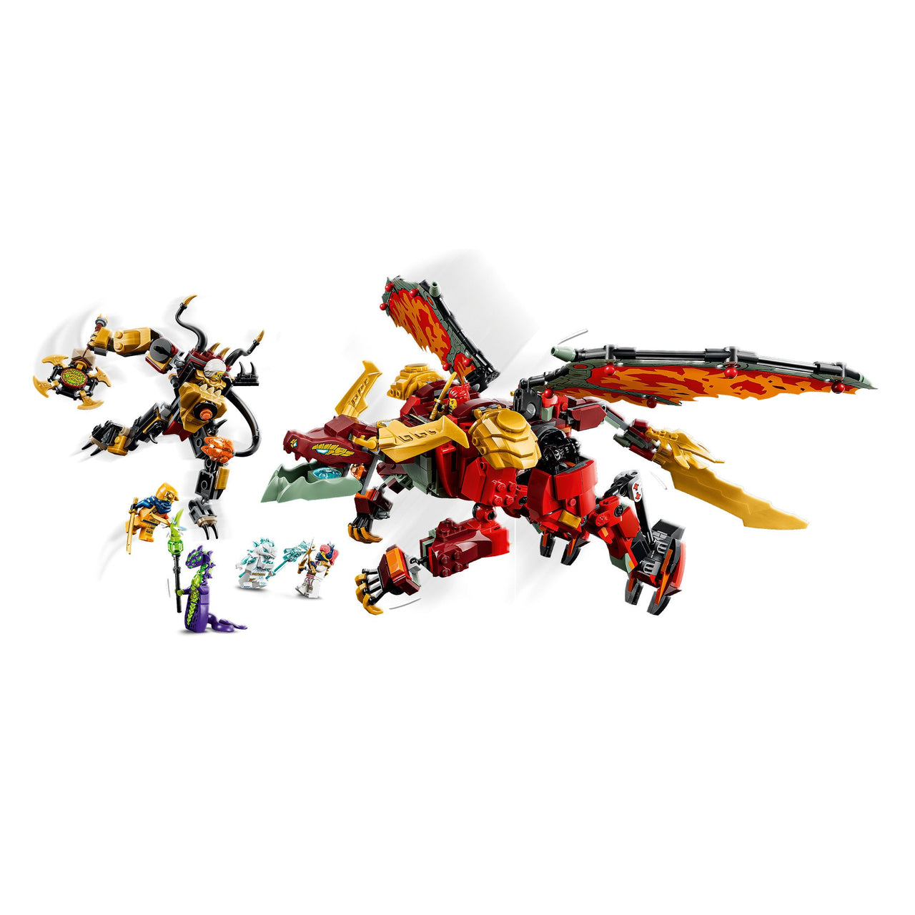LEGO 71868 NINJAGO Wyldfyre's Transforming Dragon Mech
