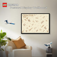 Lego Creator Postcard Display Wallboard
