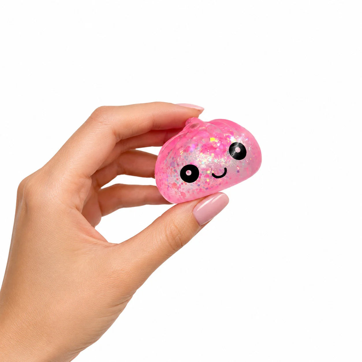 Mini Glitter Sugar Dumpling Squishy Toy | Kawaii Sensory Fidget Toy from AUTHENTIC VOODLE (1 Pc)