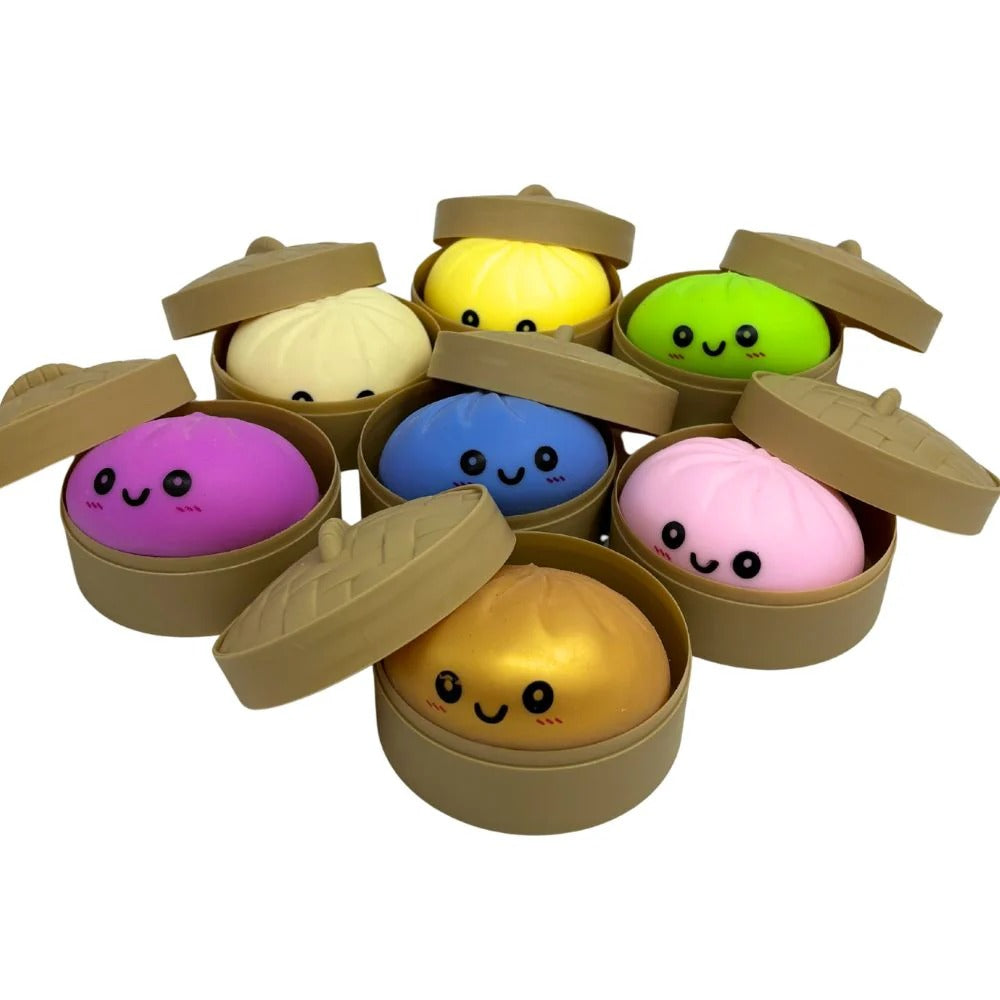 Mystery Squishy Dumpling Toy | Rare Golden Bao Bun Fidget from AUTHENTIC VOODLE
