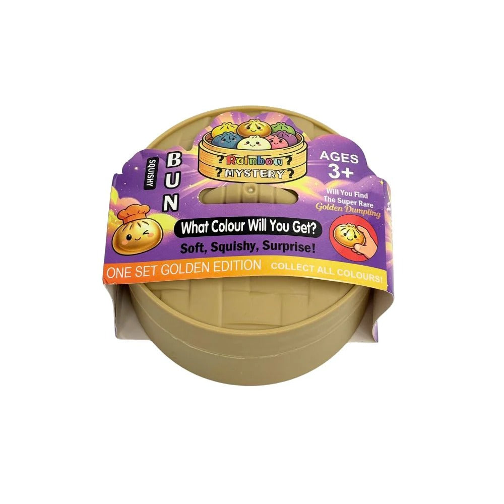 Mystery Squishy Dumpling Toy | Rare Golden Bao Bun Fidget from AUTHENTIC VOODLE