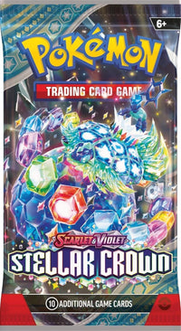 POKEMON TCG: Scarlet & Violet Stellar Crown BOOSTER PACK three