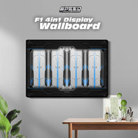 LEGO Speed Champions F1 Race Car 4 in 1 Display Wallboard (Grey and blue tones)