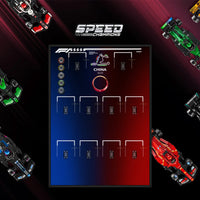 LEGO Speed Champions F1 Race Car 10 in 1 Display Wallboard 77242 - 77251