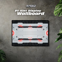LEGO Speed Champions F1 Race Car 4 in 1 Display Wallboard (Grey and red tones)