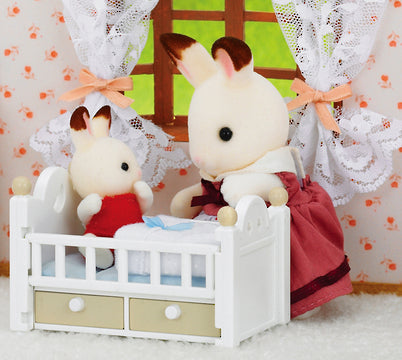 Sylvanian Families Chocolate Rabbit Baby Set