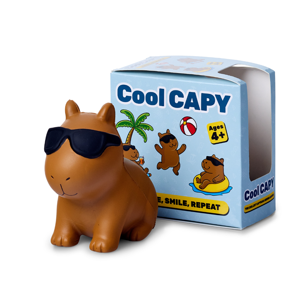 Verney - Cool Capy - Squish Toy - 12 Unit Display