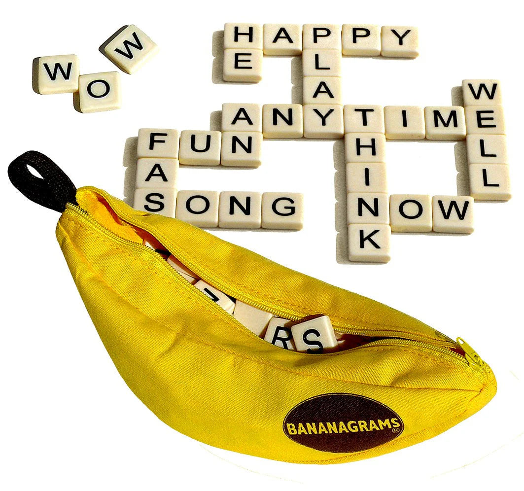 Bananagrams Classic Word Game | Family Travel Word Game