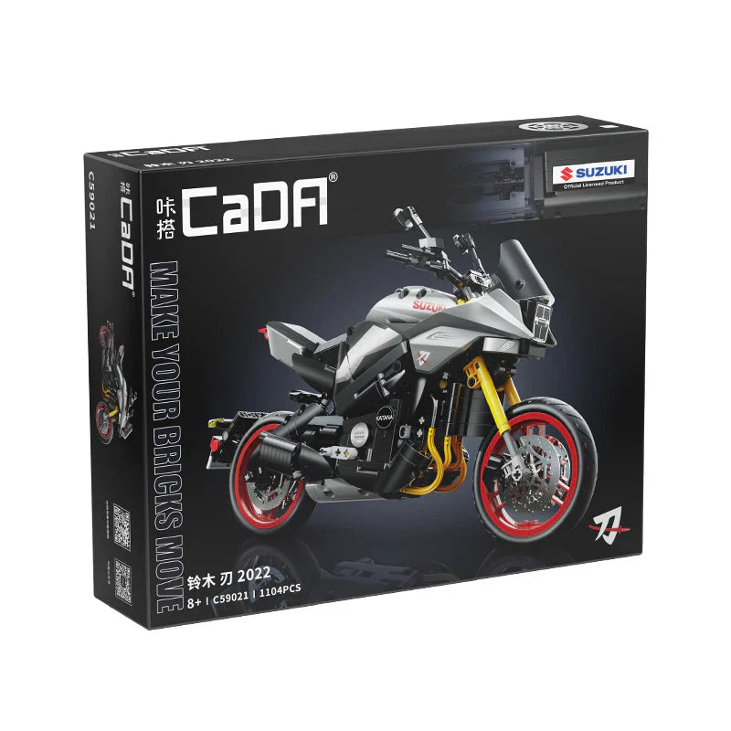 CaDA 1:6 Suzuki Katana 2022 Brick Motorbike