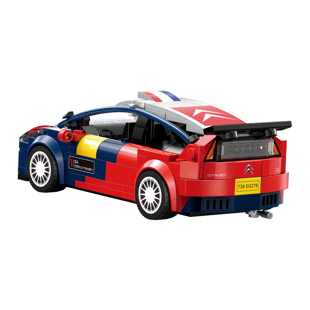 CaDA Citroën C4 WRC 1:24 Brick Car Model – 296 Pieces