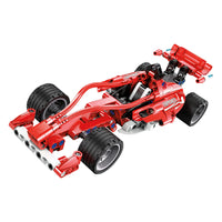 CaDA Pull-Back Formula Racing Car | 144-Piece Building Set