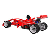 CaDA Pull-Back Formula Racing Car | 144-Piece Building Set