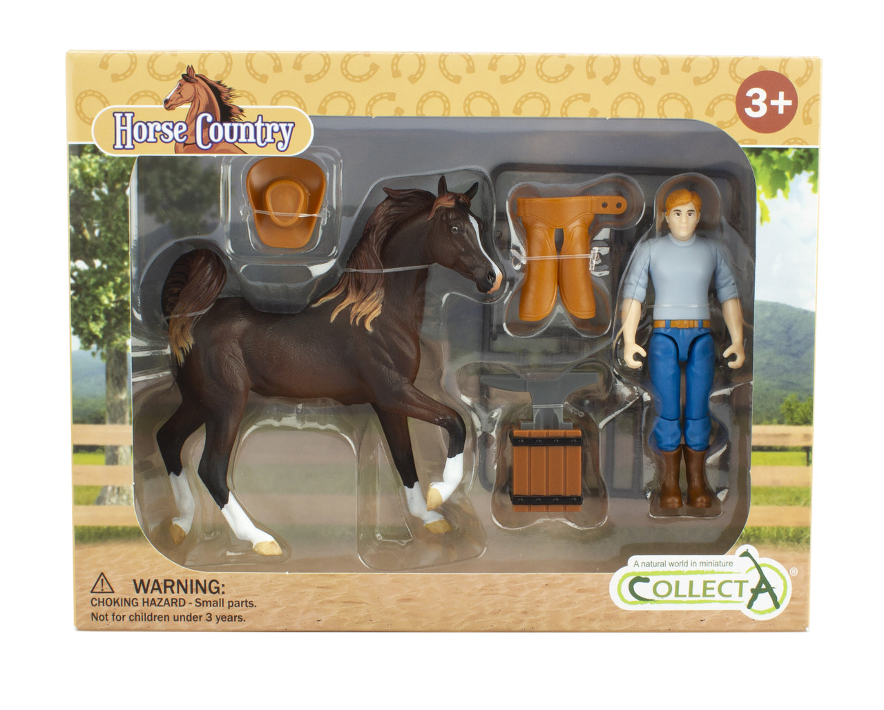 Collecta Blacksmith with Horse Set – Farm & Equestrian Toy