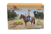 Collecta Lady Rider & Accessories with Horse Box Set