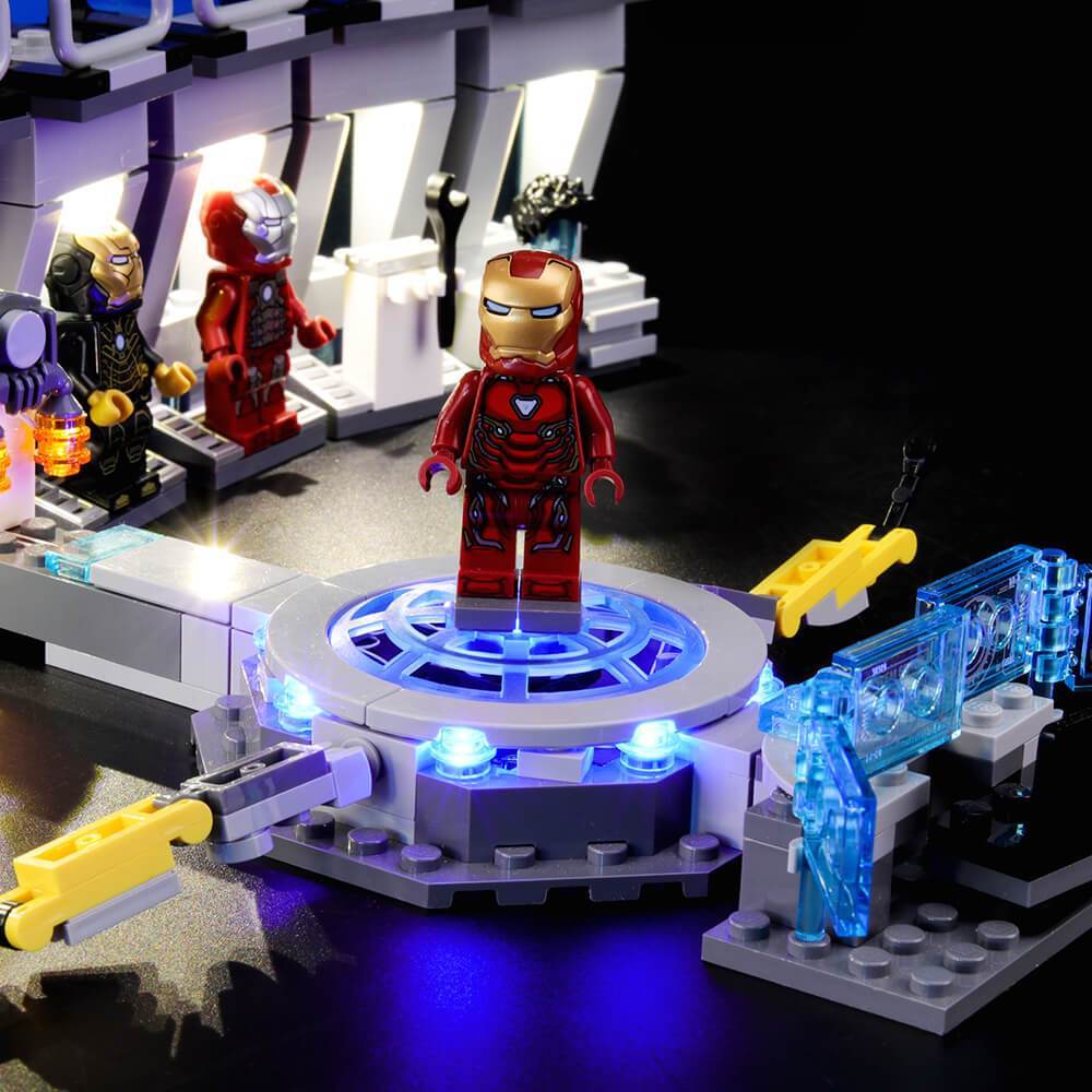 Lego Iron Man Hall of Armor 76125 Light Kit