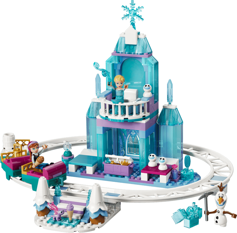LEGO 43281 Disney Frozen Elsa’s Ice Castle & Snow Ride Adventure