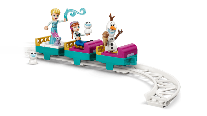 LEGO 43281 Disney Frozen Elsa’s Ice Castle & Snow Ride Adventure