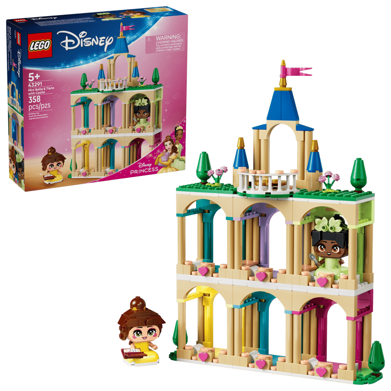 LEGO 43291 Disney Princess Mini Belle & Tiana with Castle