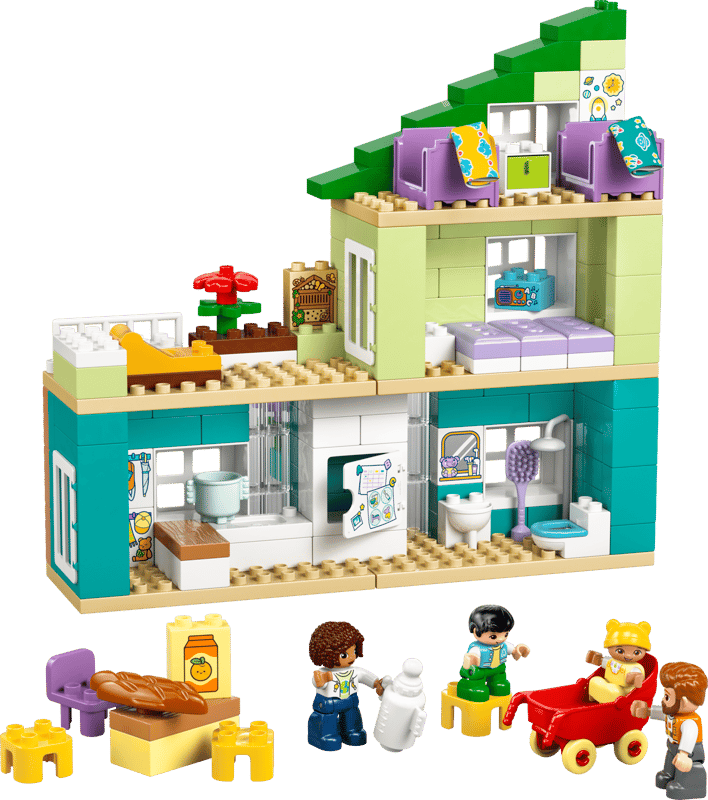 LEGO 10470 DUPLO Town 3 In 1 Modern Family House With Figures