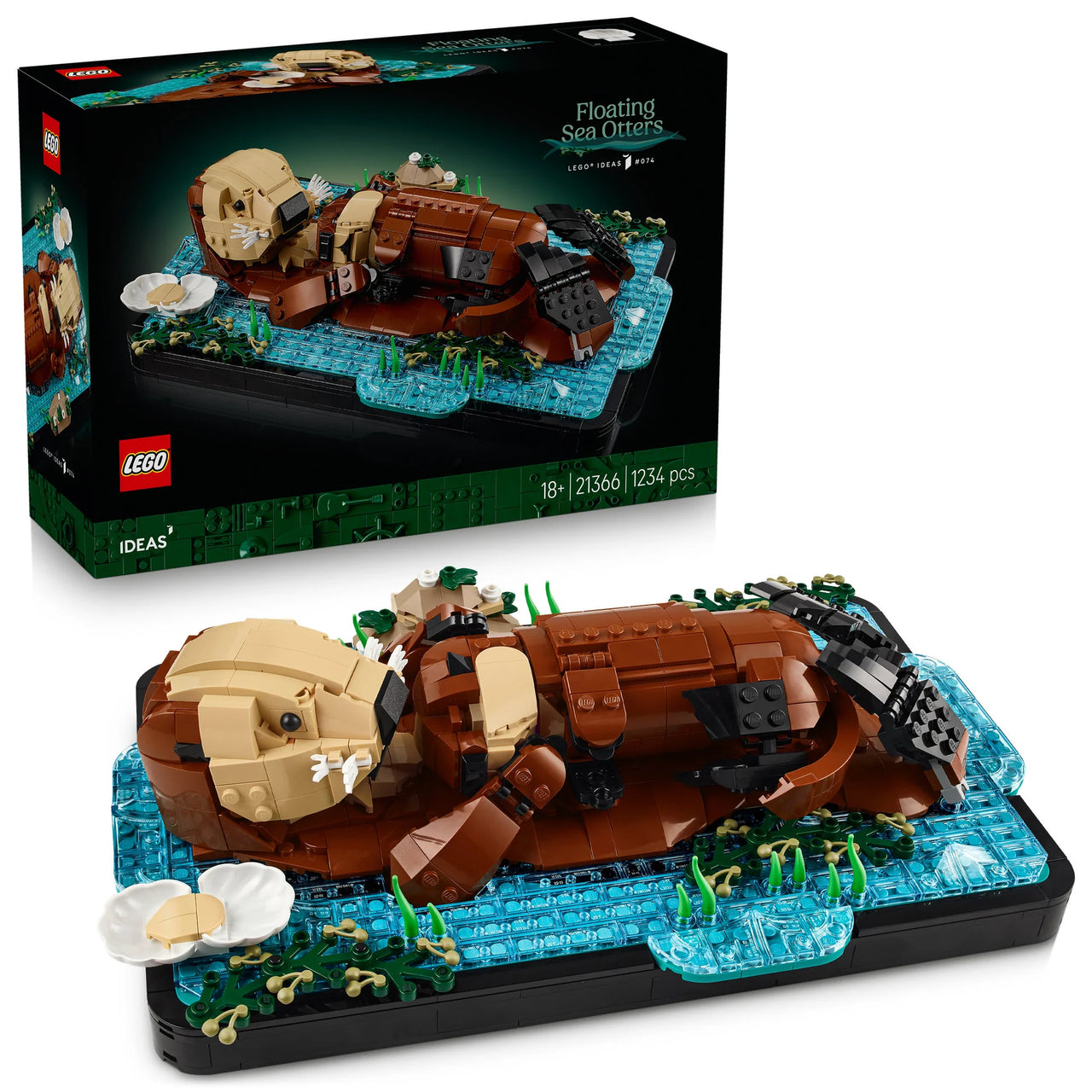 LEGO 21366 Floating Sea Otters