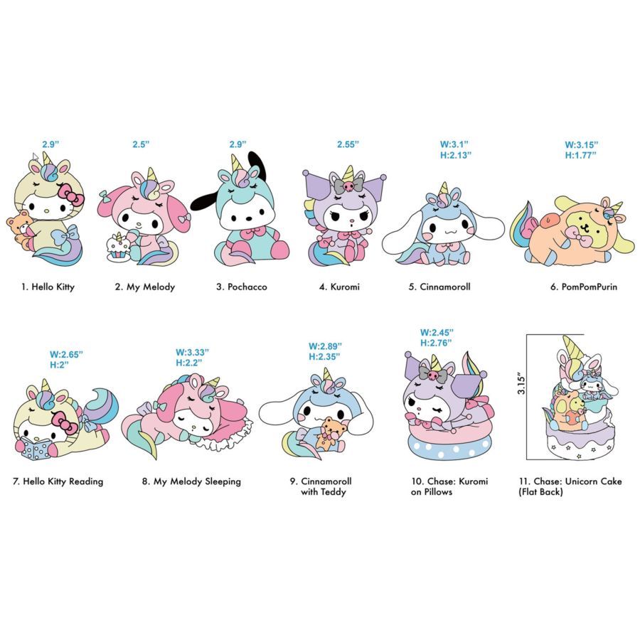 Hello Kitty 3D Foam Bag Clips #02 | Sanrio Blind Bag Figures