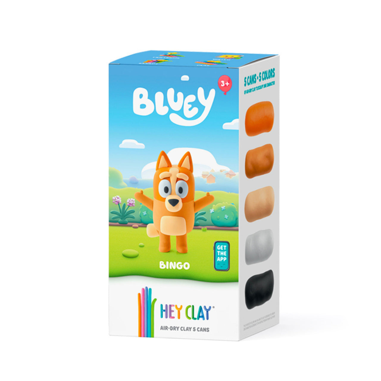 HEY CLAY Character Collection 5 Can Modelling Clay Set for Kids