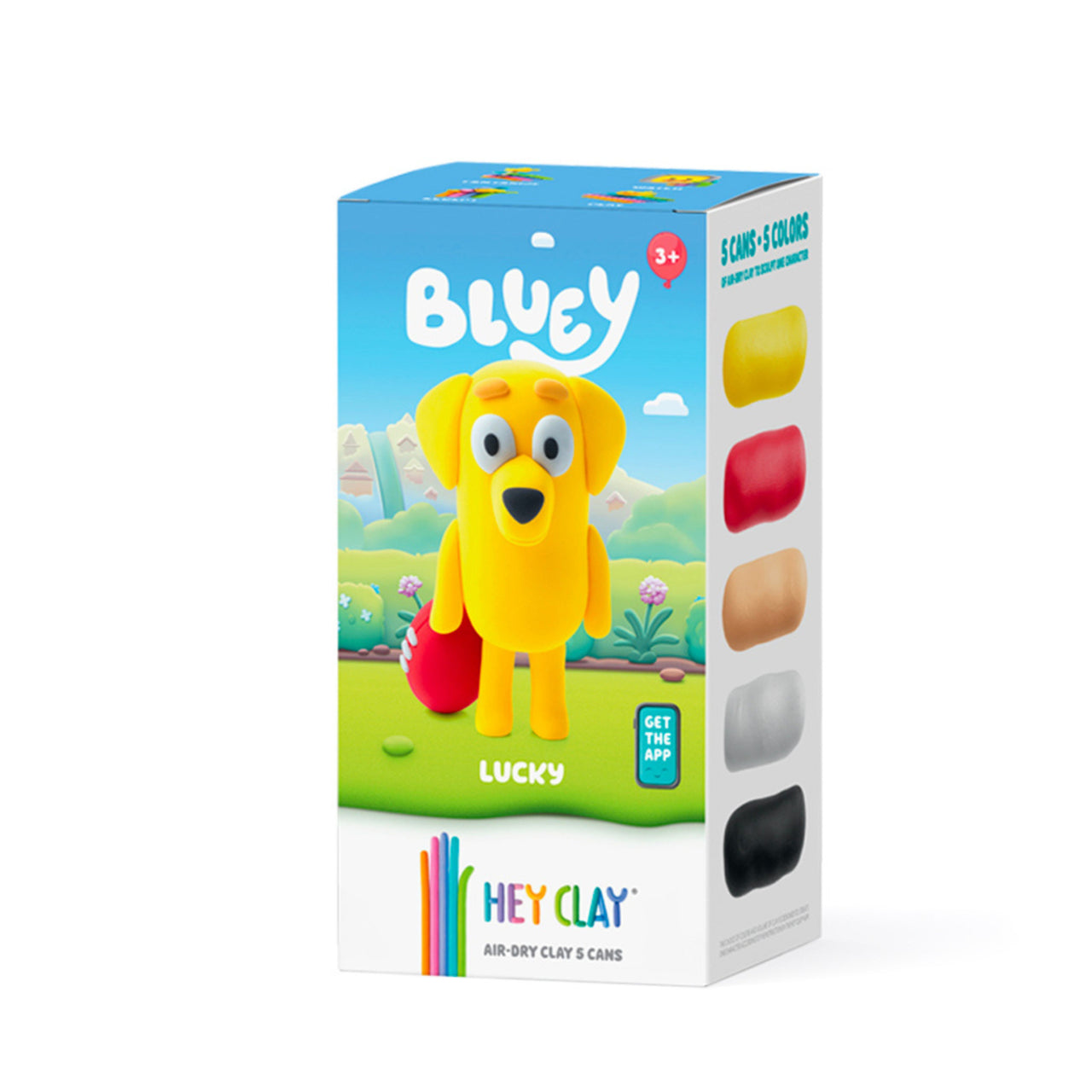 HEY CLAY Character Collection 5 Can Modelling Clay Set for Kids