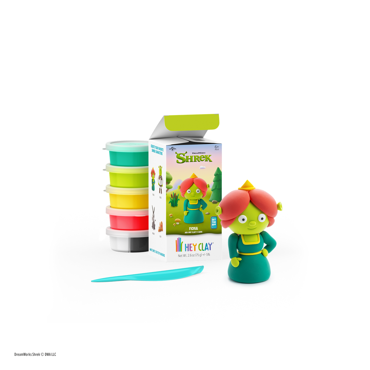 HEY CLAY Character Collection 5 Can Modelling Clay Set for Kids
