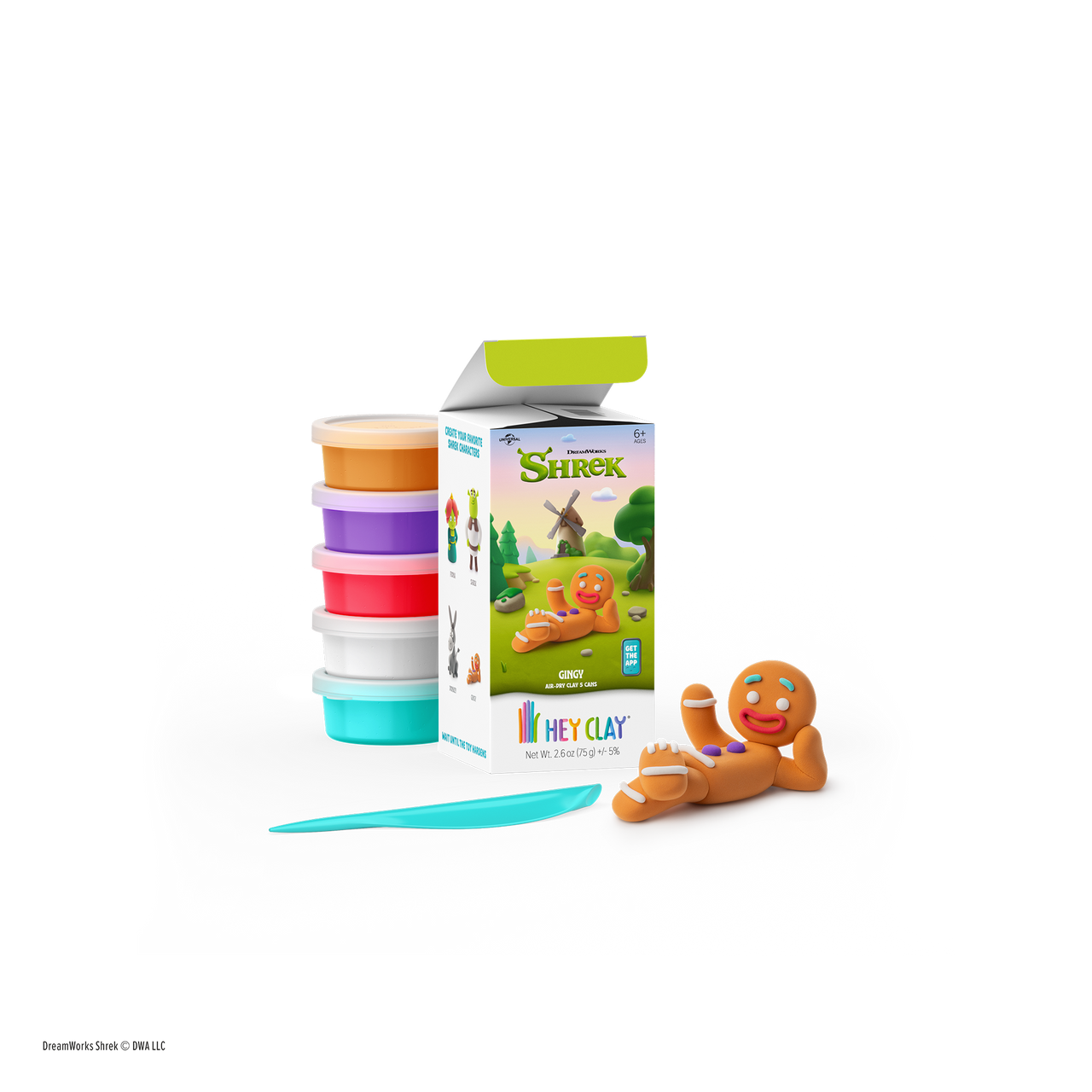 HEY CLAY Character Collection 5 Can Modelling Clay Set for Kids