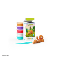 HEY CLAY Character Collection 5 Can Modelling Clay Set for Kids