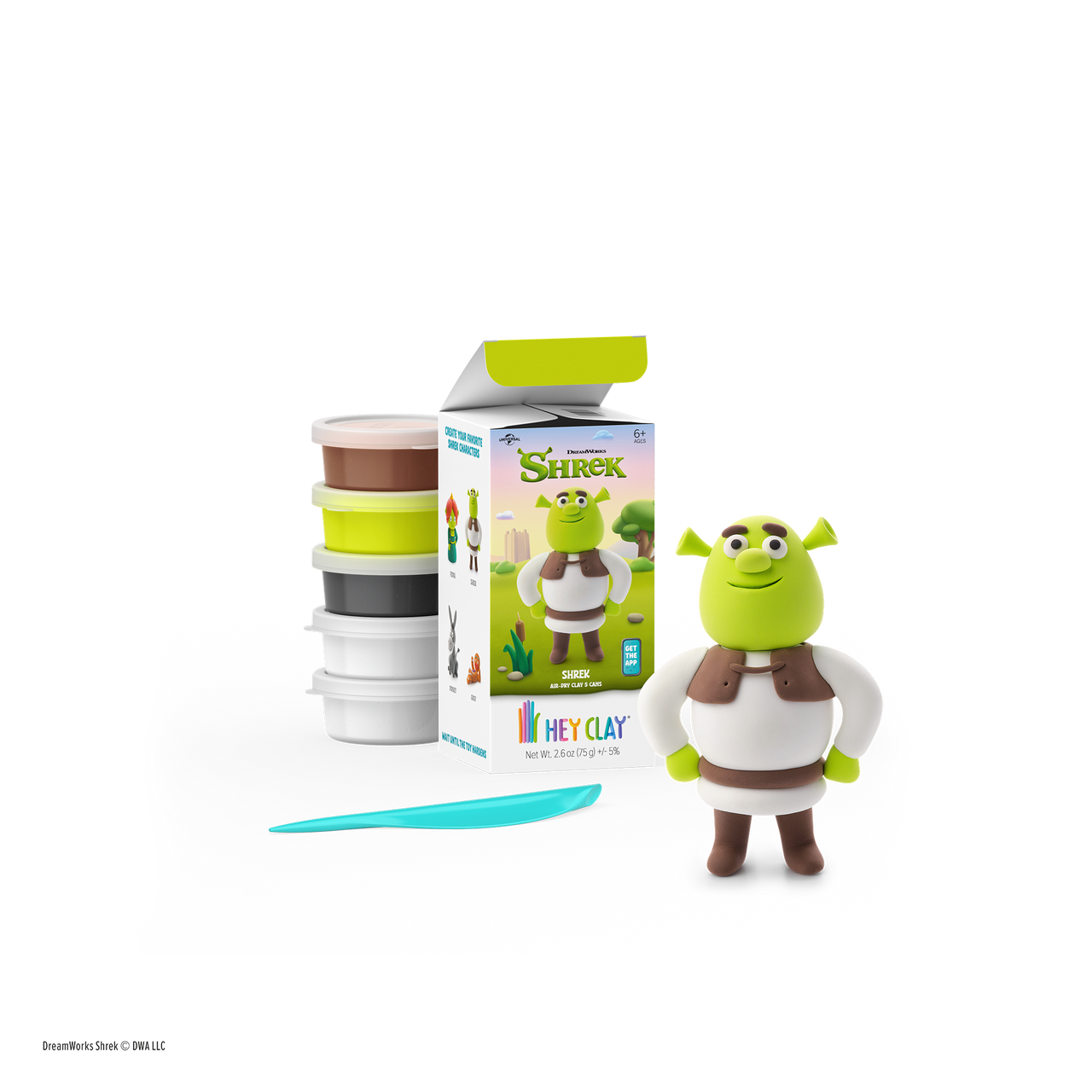 HEY CLAY Character Collection 5 Can Modelling Clay Set for Kids