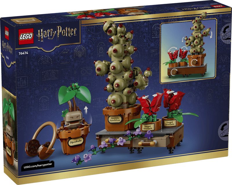 LEGO 76474 Harry Potter Hogwarts Herbology Plants