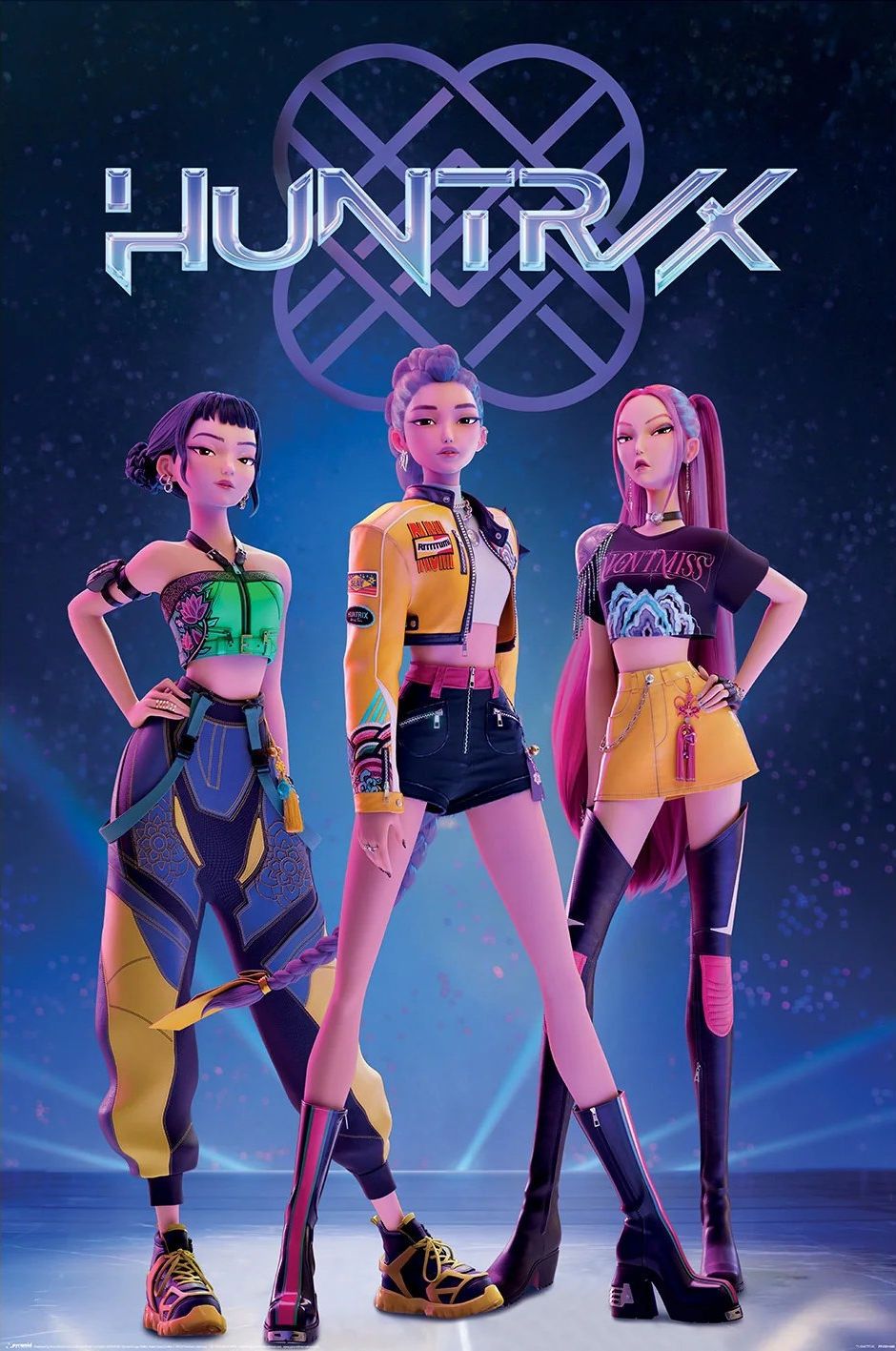 K-Pop Demon Hunters HUNTR/X Poster