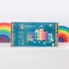 Rainbow Rectangle Pack 18 pc