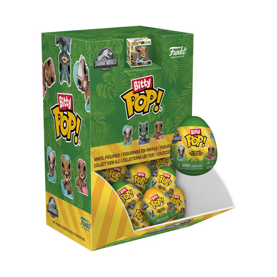 Jurassic World Bitty POP! Mystery Figures | Dinosaur Collectibles