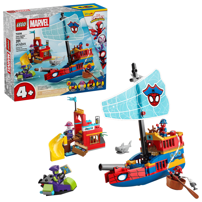 LEGO 11208 Marvel Spidey And His Amazing Friends Team Spidey Pirate Ship