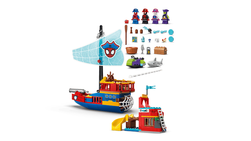 LEGO 11208 Marvel Spidey And His Amazing Friends Team Spidey Pirate Ship